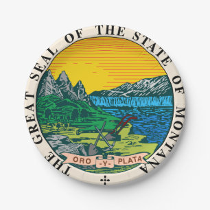 Montana Paper Plate