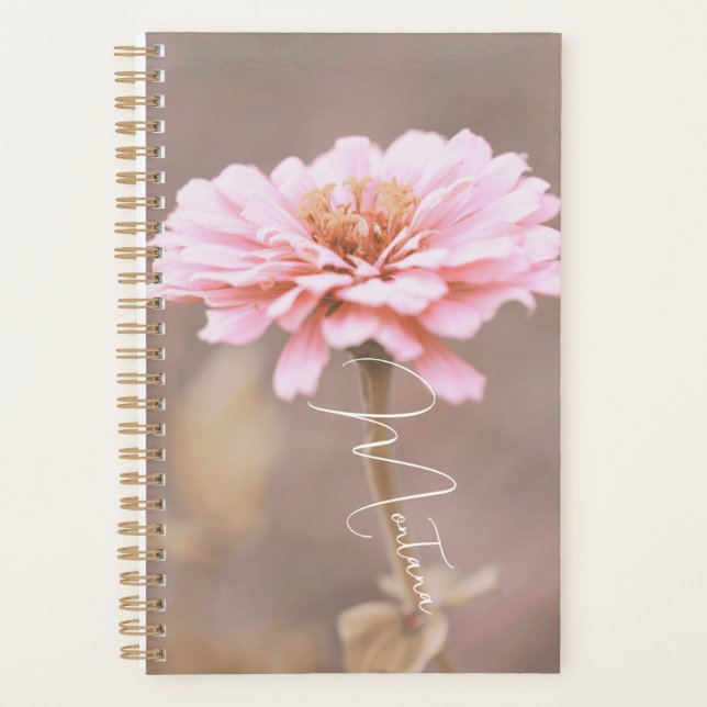 Montana Pink Wildflower Planner (Front)