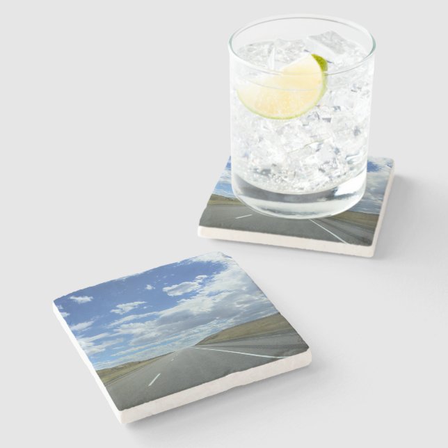 Montana Plains Stone Coaster (Side)