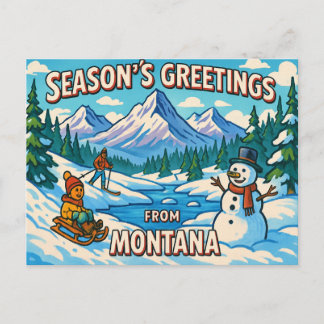 MONTANA Postcard