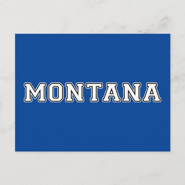 Montana Postcard (Front)