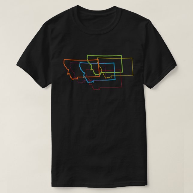 montana pride blur T-Shirt (Design Front)