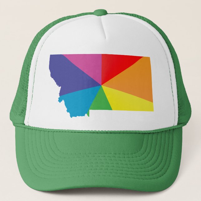 montana pride. trucker hat (Front)
