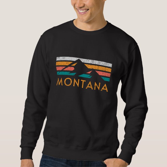 Montana Retro  Sweatshirt (Front)