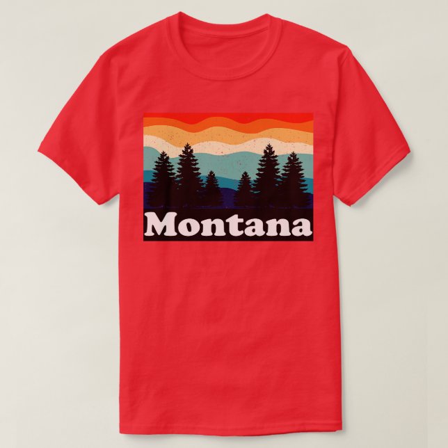 Montana Retro T-Shirt (Design Front)