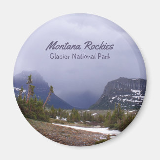 Montana Rockies Glacier National Park Landscape Magnet