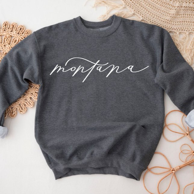 Montana Script State Women’s Sweatshirt (Creator Uploaded)