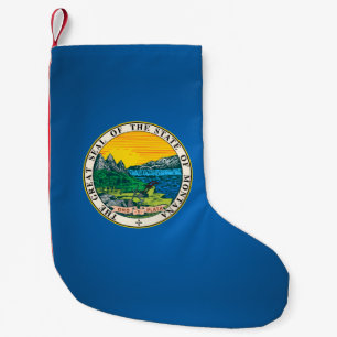 Montana seal, American state seal Small Christmas Stocking
