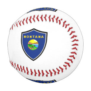 Montana shield flag baseball