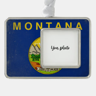Montana Silver Plated Framed Ornament