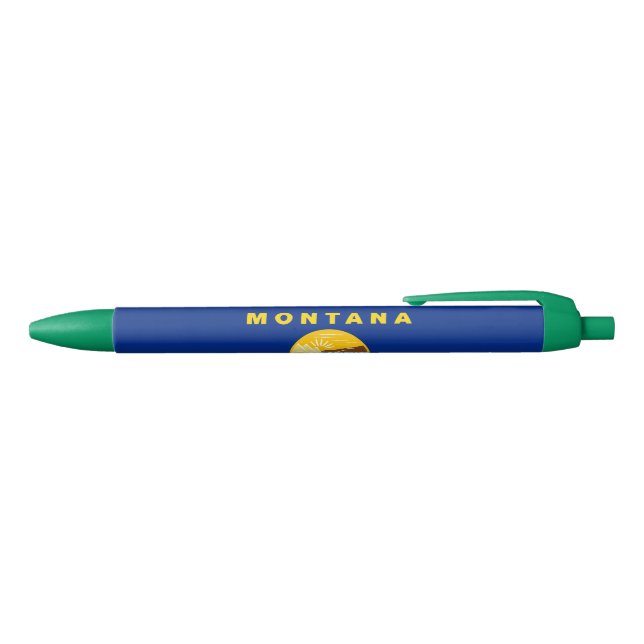 Montana State Flag Blue Ink Pen (Top)