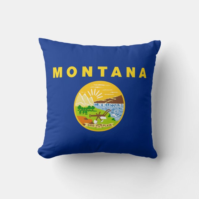 Montana State Flag Cushion (Front)