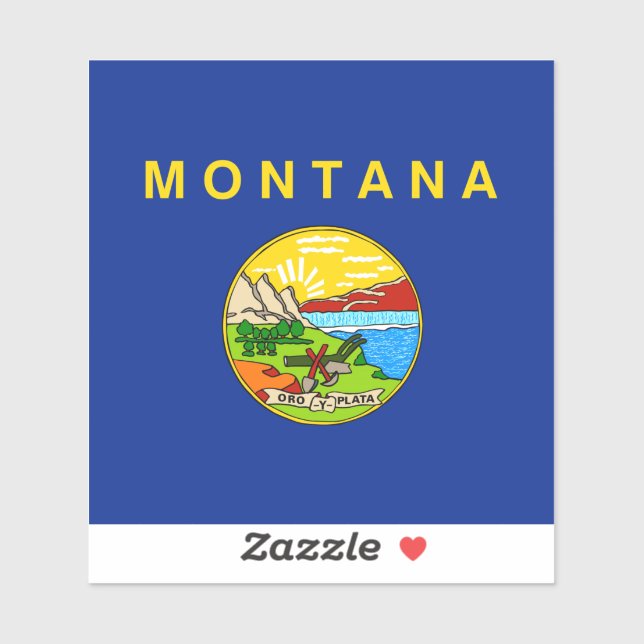 Montana State Flag Design (Sheet)