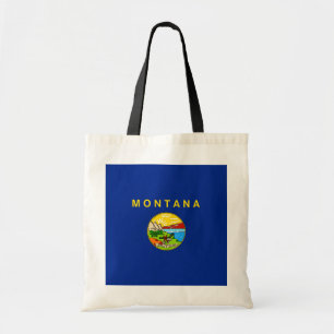 Montana State Flag Design Tote Bag