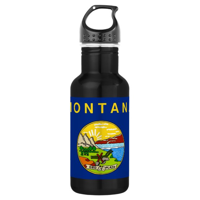 Montana State Flag Liberty Bottle (Front)