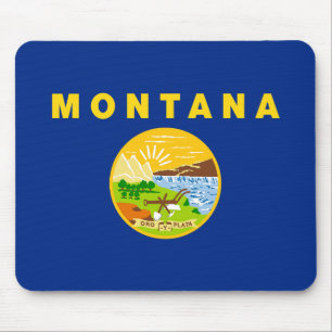 Montana State Flag Mouse Mat