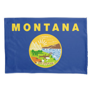 Montana State Flag Pillowcase