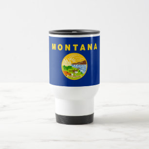 Montana State Flag Travel Mug