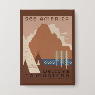 Montana State: Indian Tribes, Mountains, Prairie