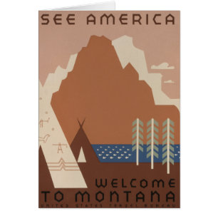 Montana State: Indian Tribes, Mountains, Prairie
