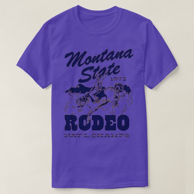 Montana State National Rodeo Champs 1 T-Shirt (Design Front)
