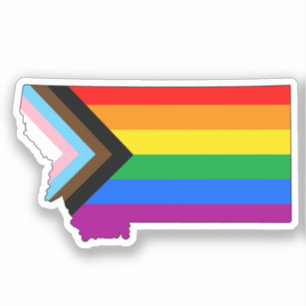 Montana State Pride LGBTQ Progress Pride