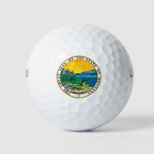 Montana State Seal - Golf Balls