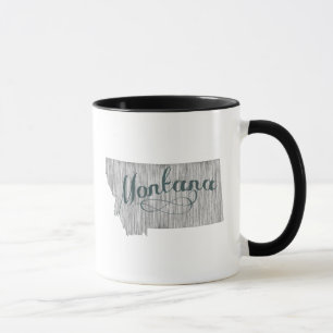 Montana State Typography Mug
