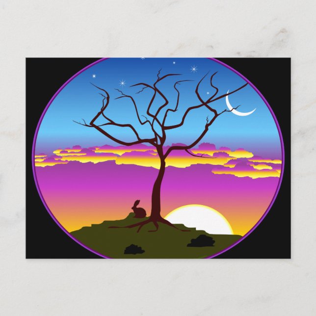 Montana Sunrise Postcard (Front)