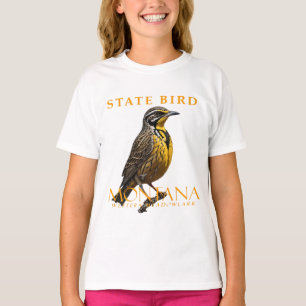Montana Territory Bird The Western Meadowlark T-Shirt