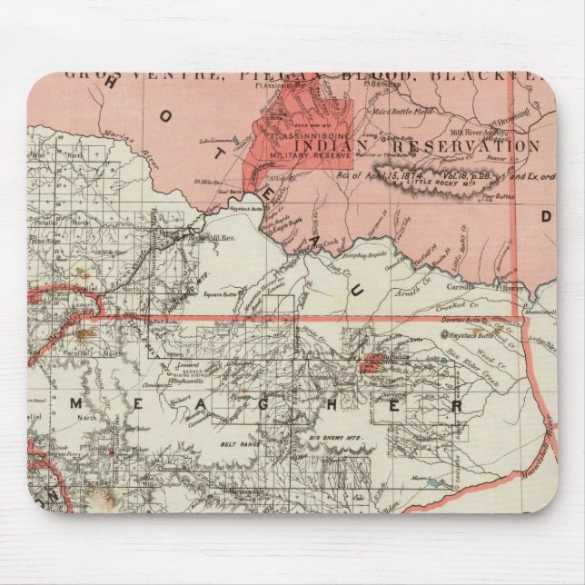 Montana Territory Mouse Mat (Front)