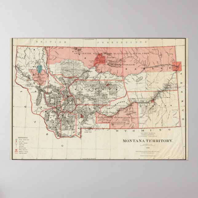 Montana Territory Poster (Front)