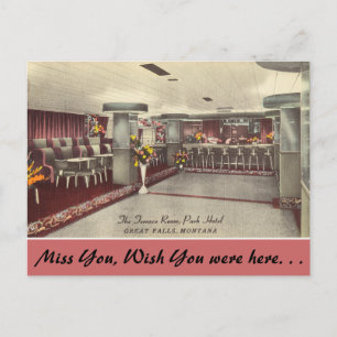 Montana, The Terrace Room, Park Hotel Postcard