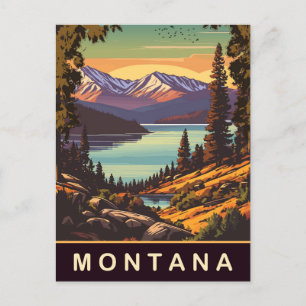 Montana, Travel Postcard