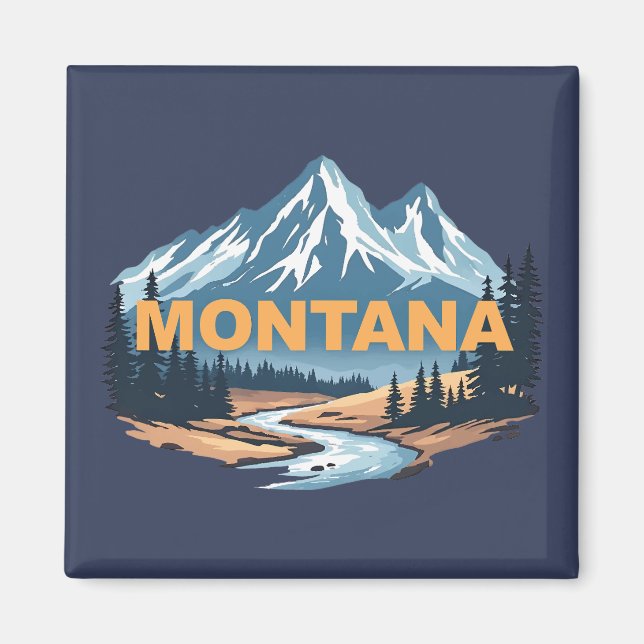 Montana United States of America Magnet (Front)