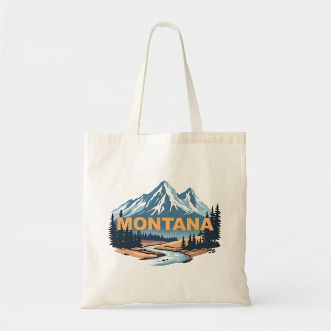 Montana United States of America Tote Bag (Front)