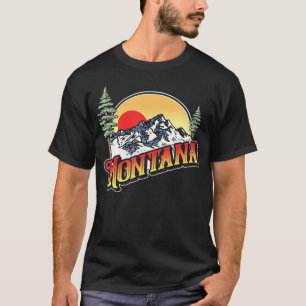 Montana Vintage Mountains Eighties Graphic T-Shirt