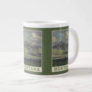 Montana Vintage Travel Poster mugs