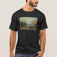 Montana Vintage Travel T-shirt