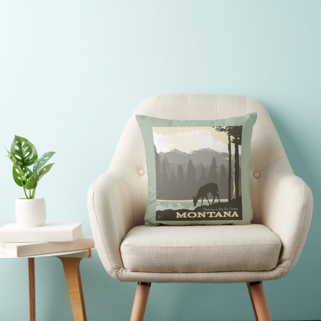 Montana | Welcome to Big Sky Country Cushion (Chair)