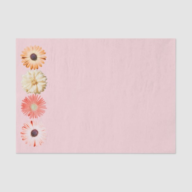 Montana Wildflowers In Pink Tissue Paper (Front)