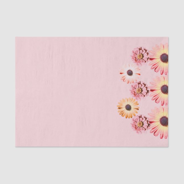 Montana Wildflowers In Pink Tissue Paper (Front)