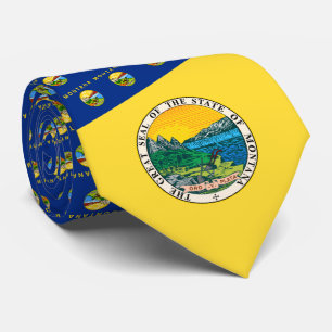Montanan Flag & Emblem, Flag of Montana Tie