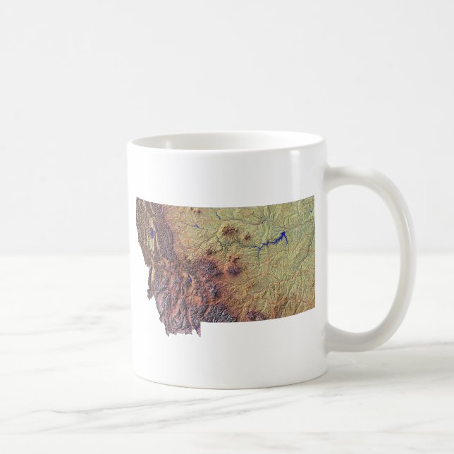 Montanan Flag + Map Mug (Right)