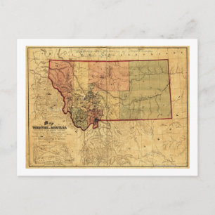MontanaPanoramic MapMontana Postcard