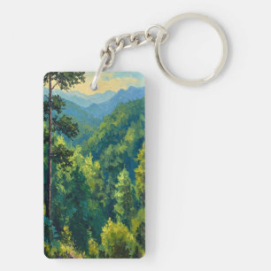 Montane Forest Key Ring
