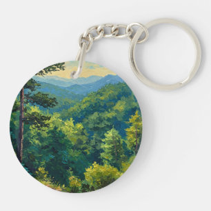 Montane Forest Key Ring