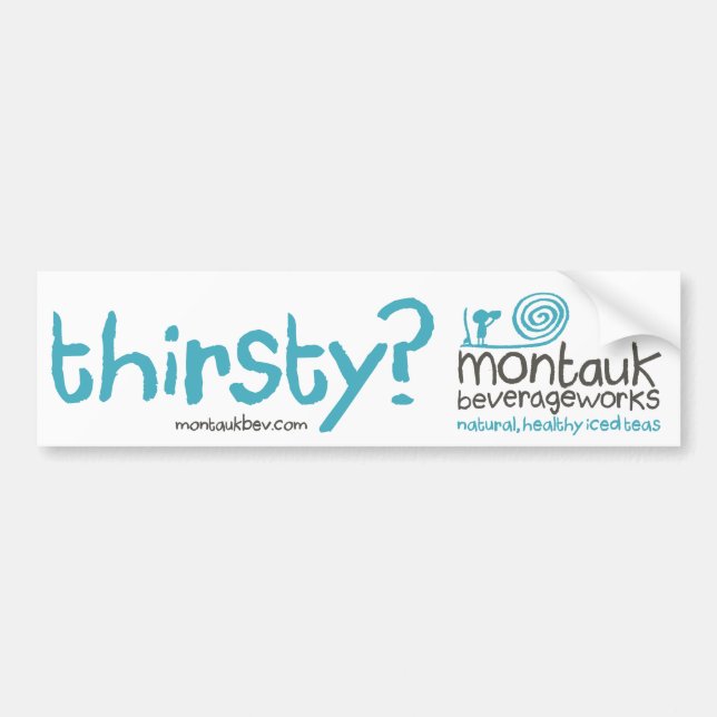 Montauk BeverageWorks - Bumper Sticker (Front)