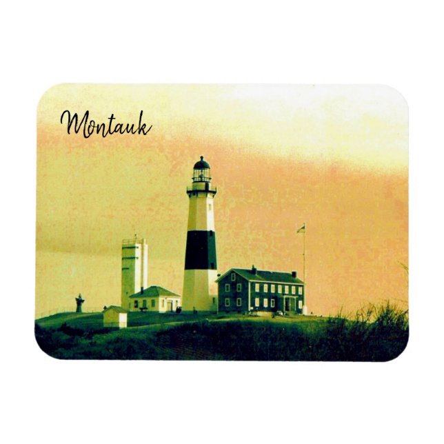 montauk light house magnet (Horizontal)