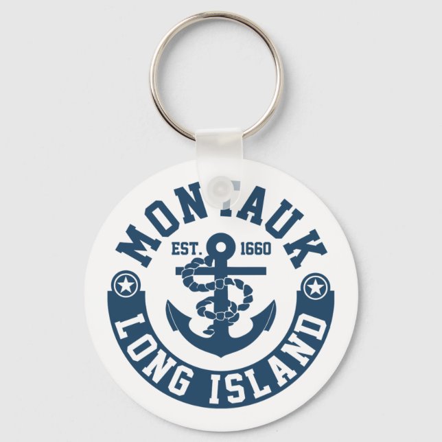 Montauk Long Island Key Ring (Front)